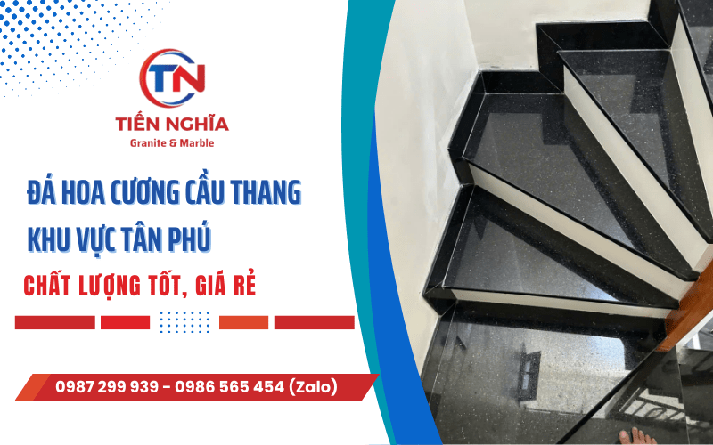 đá hoa cương ốp cầu thang