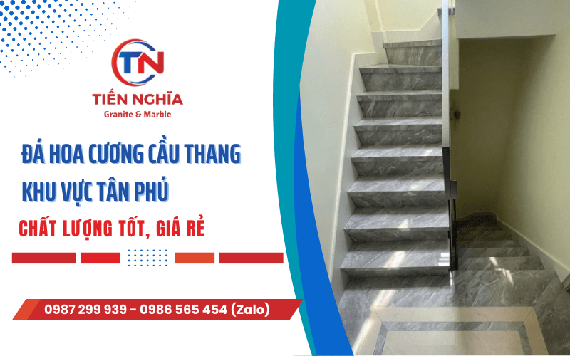 đá hoa cương ốp cầu thang