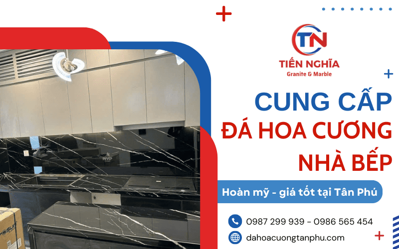 đá hoa cương nhà bếp Tân Phú