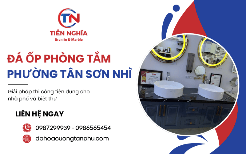 đá ốp phòng tắm phường Tân Sơn Nhì